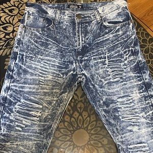 Blue and white,California Republic jeans